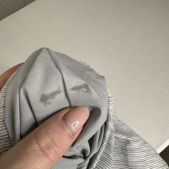 Lululemon Womens Sweat Pants 4 Heathered White On the Fly 7/8 Jogger Lounge Gym - Picture 4 of 13